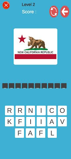 Usa Map Flag Quiz America game - Screenshot 2