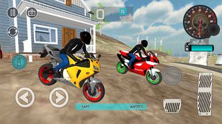 Motorbike Driving: Chained Car - Screenshot 1
