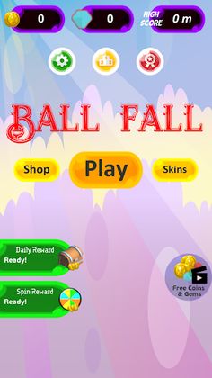 Ball Fall Switch Color - Screenshot 1