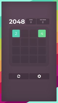 2048 Puzzle Game - Screenshot 1