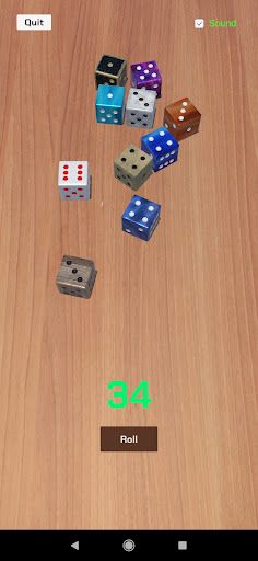 Dice Roller 3D - Dice Simulato - Screenshot 3