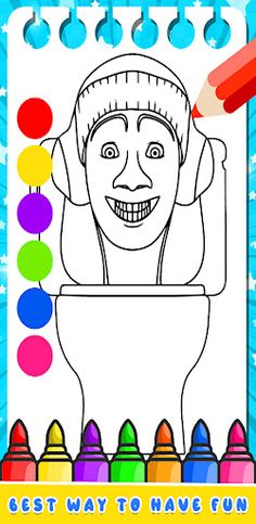 Skibidi Toilet Coloring Book - Screenshot 1