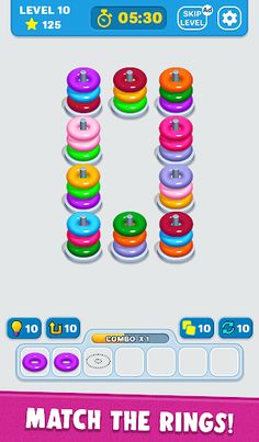 Match 3D Ring- Triple Matching - Screenshot 1