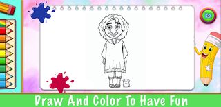 Bruno Coloring Madrigal Game - Screenshot 2