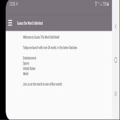 Guess The Word Unlimited - Screenshot 1