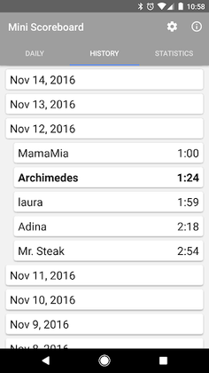 Mini Scoreboard - Screenshot 2