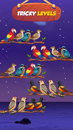 Bird Sort Color Sorting Puzzle - Screenshot 4