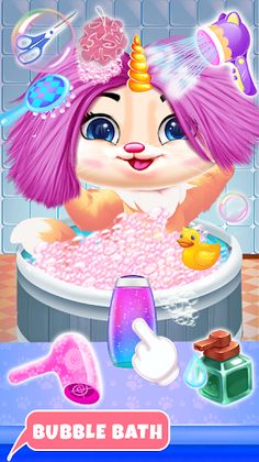 Baby Cat Hair Salon - Pet Game - Screenshot 4