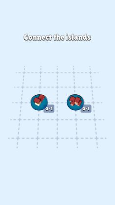 Bridges: connect puzzle - Screenshot 1