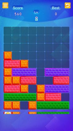 Slide Block Puzzle funny games - Screenshot 1