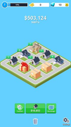Merge City - Idle Clicker Game - Screenshot 2