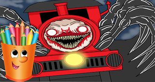 coloring Cho-Cho Train charles - Screenshot 2