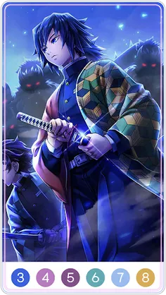Demon Color by Number - Screenshot 1
