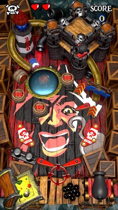 Crazy Pirate: a pinball game - Screenshot 3