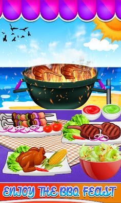 Grill BBQ Sea Food Beach Party - Screenshot 1