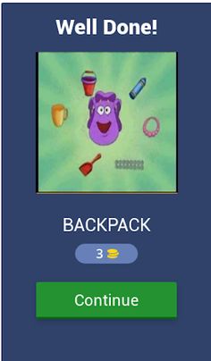 Dora quiz Game - Screenshot 1