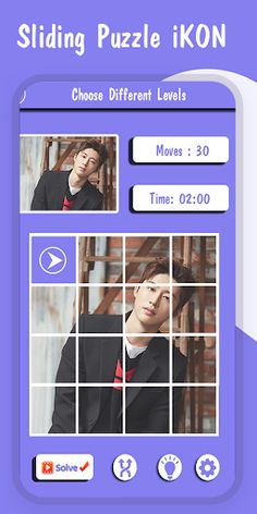Sliding Puzzle iKON Challenge - Screenshot 2