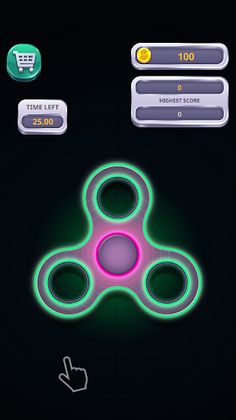 Fidget Spinner Hand - Screenshot 2