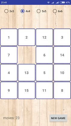 15-puzzle - Screenshot 1