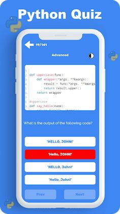 Python Quiz - Screenshot 1