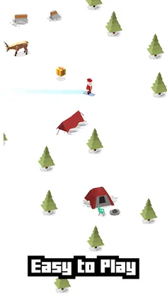 Santa goes Skiing : Christmas - Screenshot 3