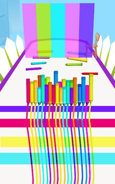 Pen Race - Pencil Run Games 3D - Screenshot 2