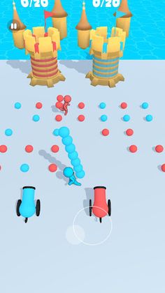 Cannon Race 3D - Screenshot 2