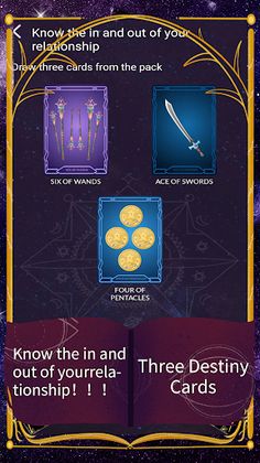 Tarot Card Divination - Screenshot 2