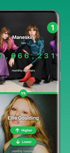 SongDuel: Higher Lower Predict - Screenshot 1