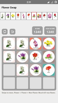 Flower Swap - Screenshot 1