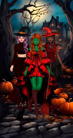 Cute witches - Screenshot 1