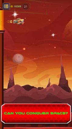 Flying bird: Space Jump - Screenshot 1