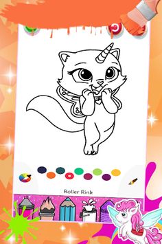 Cat coloring Pages - Screenshot 2