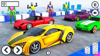 Superhero Car Stunt Car Games - Screenshot 1