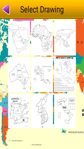 Colorful World: Map Coloring - Screenshot 3