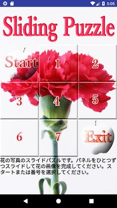 Sliding Puzzle Flowers - Screenshot 2