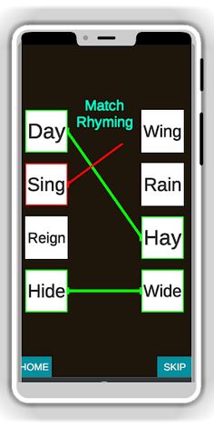 Match rhyming words - Screenshot 1