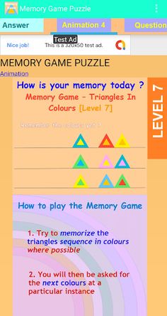 Memory Game Puzzle - Screenshot 1