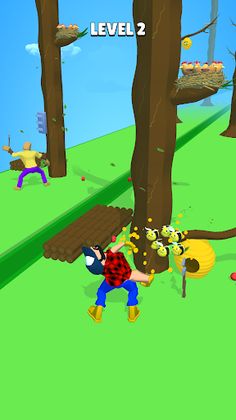 Wood Chop Race - Screenshot 3