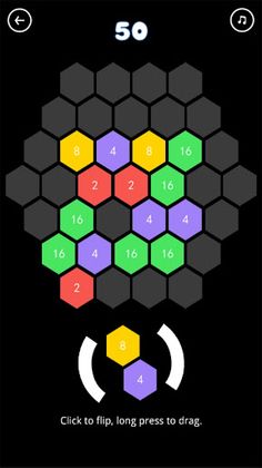 Hexagon Combine 2048 - Screenshot 2