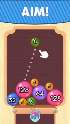 2048 Balls 3D - Screenshot 1