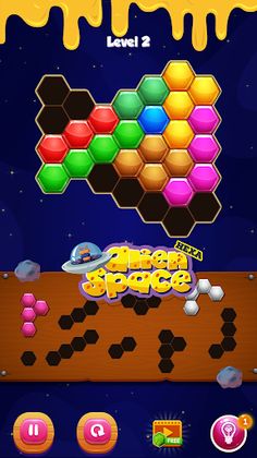 Alien Hexa Puzzle - Screenshot 4
