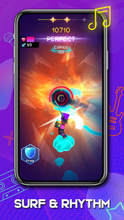 Cyber Surfer : Rhythm Odyssey - Screenshot 1