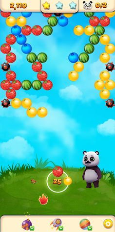 Bubble Panda : Fruits Blast - Screenshot 3