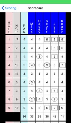 Golf Wager Cloud - Screenshot 3