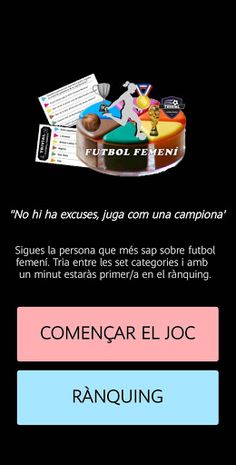 Trivial Futbol Femení - Screenshot 1