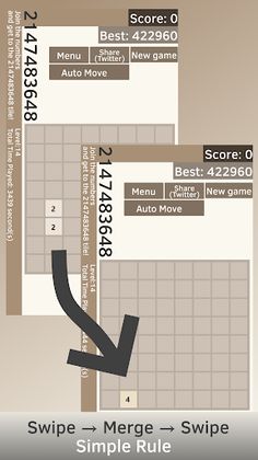 2147483648 : Endless 2048 styl - Screenshot 2