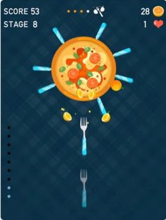 Knife Dash: Hit to Crush Pizza - Screenshot 2