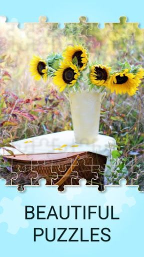 Flower jigsaw puzzles games - Screenshot 3