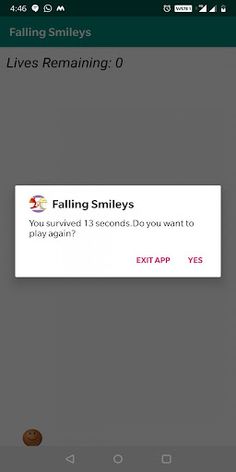 Falling Smileys - Screenshot 2